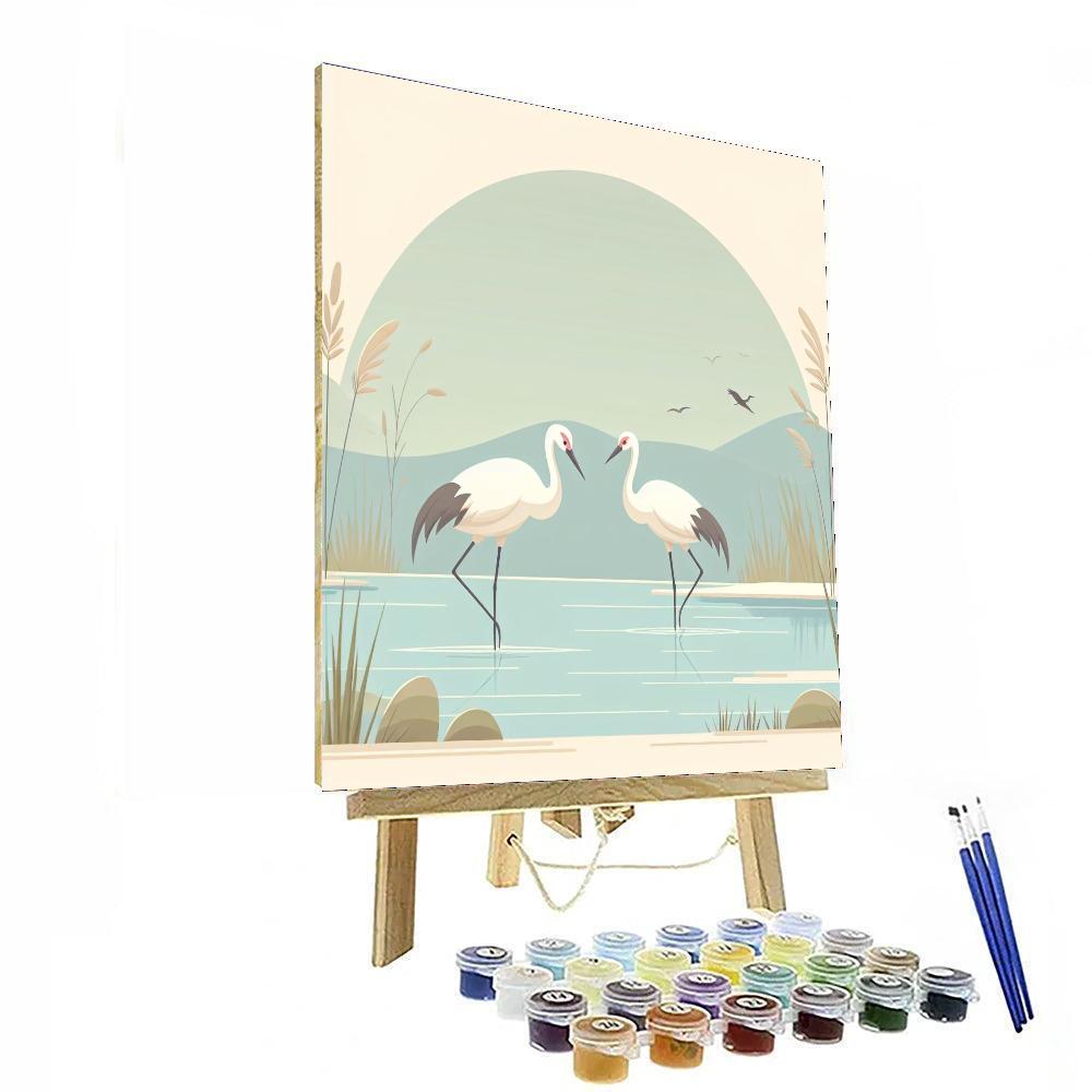 Clever Cranes Numbered Painting Kits