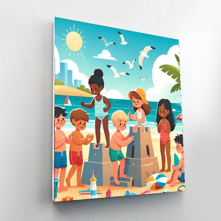 Sunny Beach Bonanza Painting Number Kit
