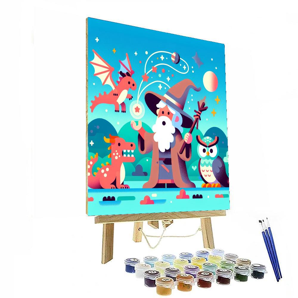 Enchanted Wizard World Paint By Numbers