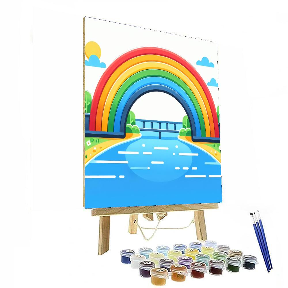 Rainbow-arch Bridge Painting Number Kit
