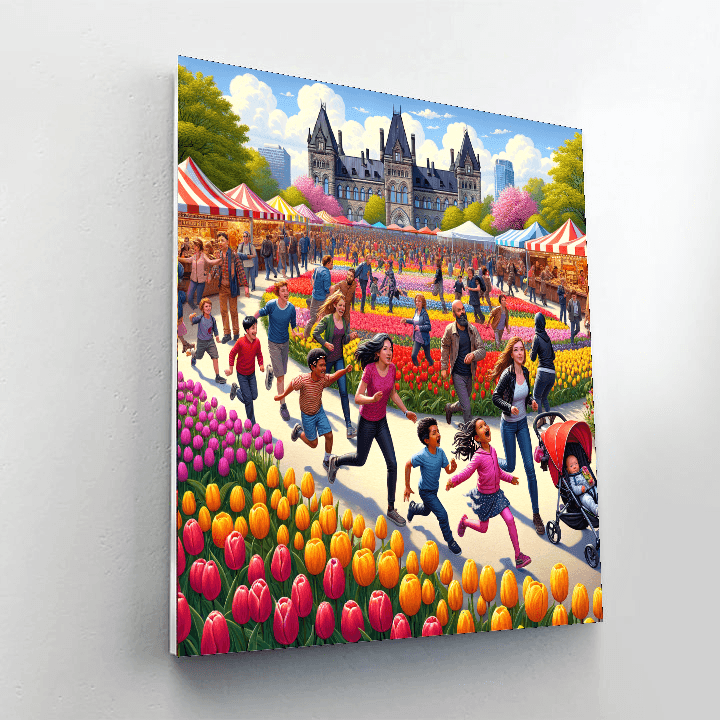 Tulip Festival - Canada Paint By Color