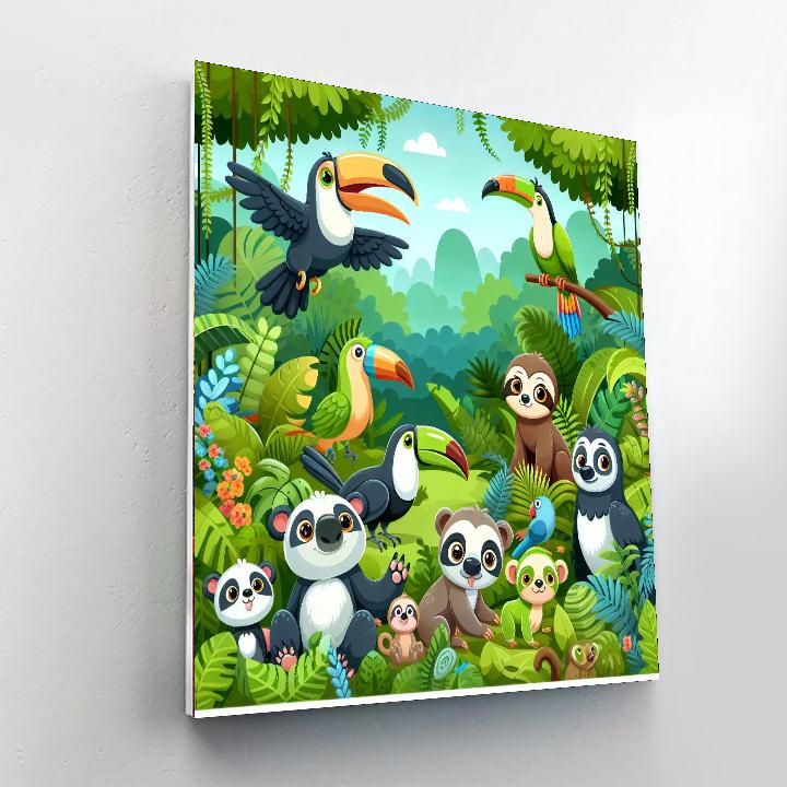 Under The Canopy Adventure DIY Paint By Numbers