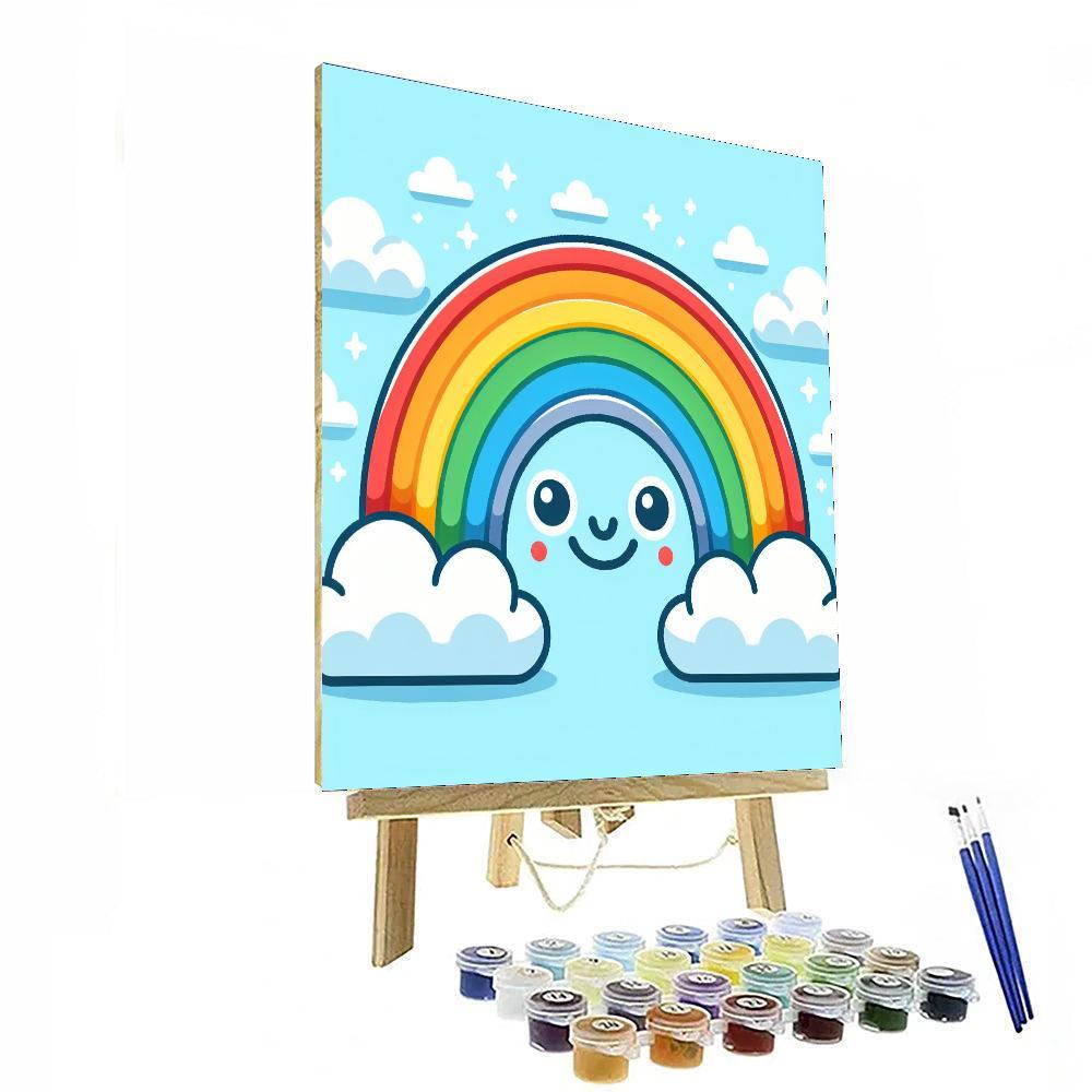 Jolly Rainbow Painting Number Kit