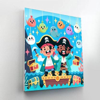 Jolly Pirate Adventure DIY Paint By Numbers