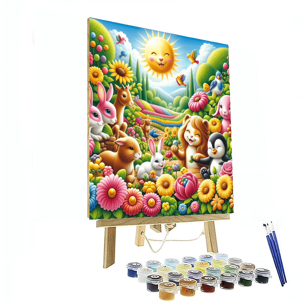 Blossoming Friendship Paint By Number