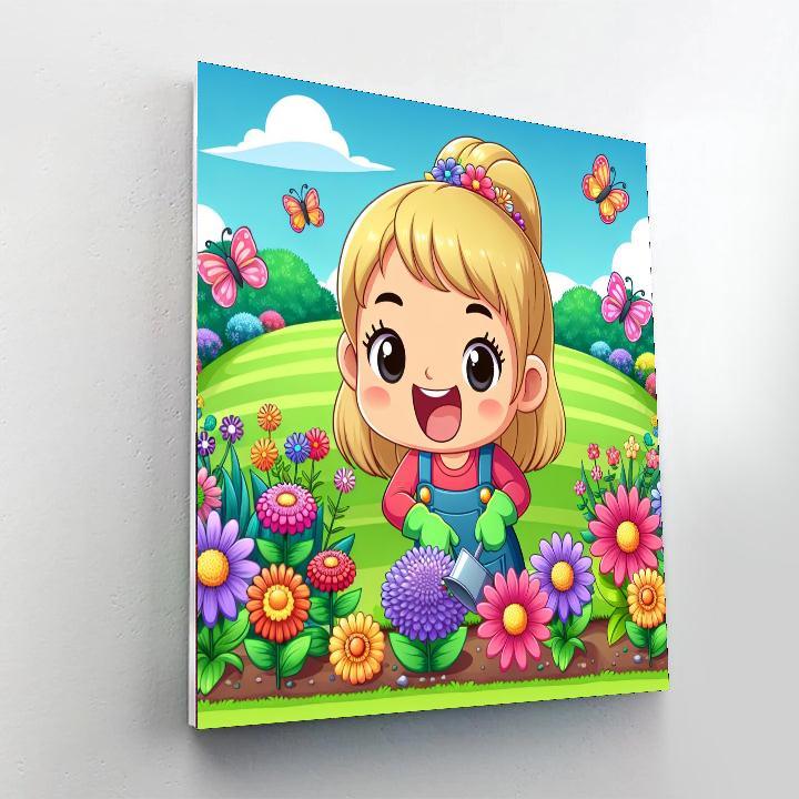 Little Gardener Paint By Number