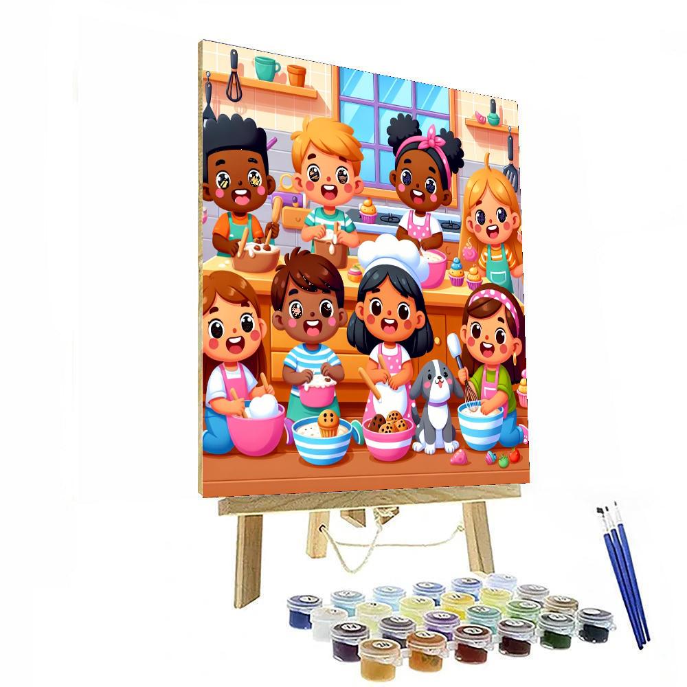 Baking Buddies Numbered Painting Kits