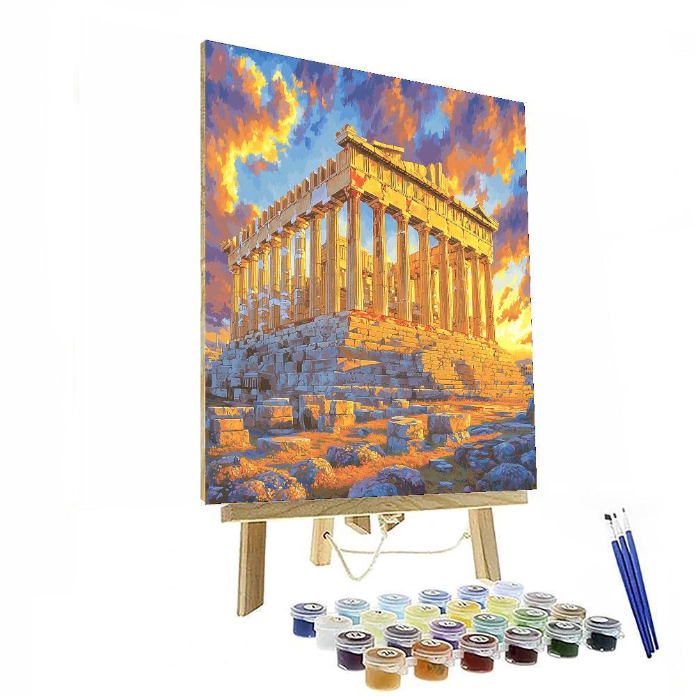 Parthenon - Greece Numbered Painting Kits