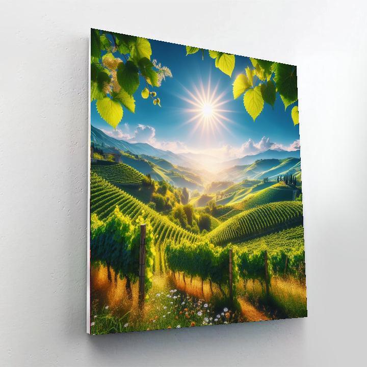 Sundrenched Italian Countryside Paint By Numbers Kits
