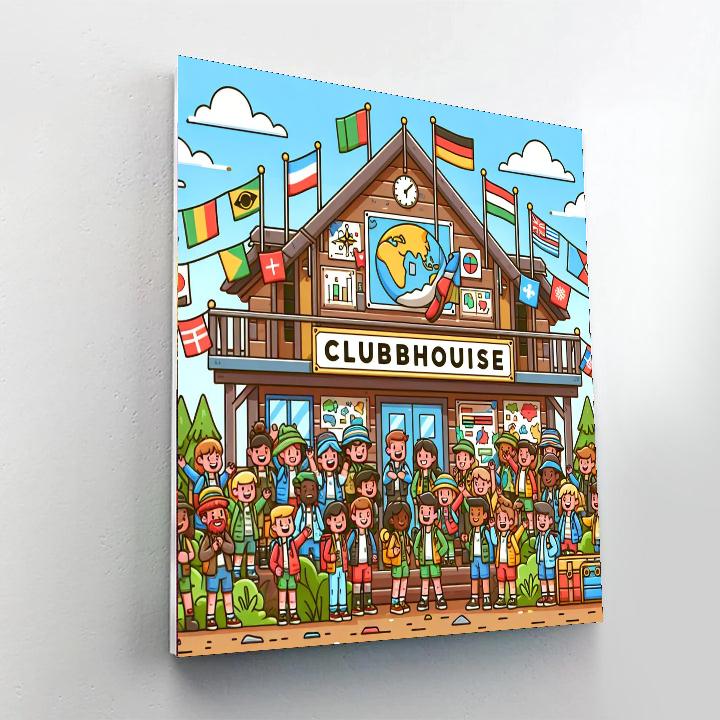 Explorer's Clubhouse DIY Paint By Numbers
