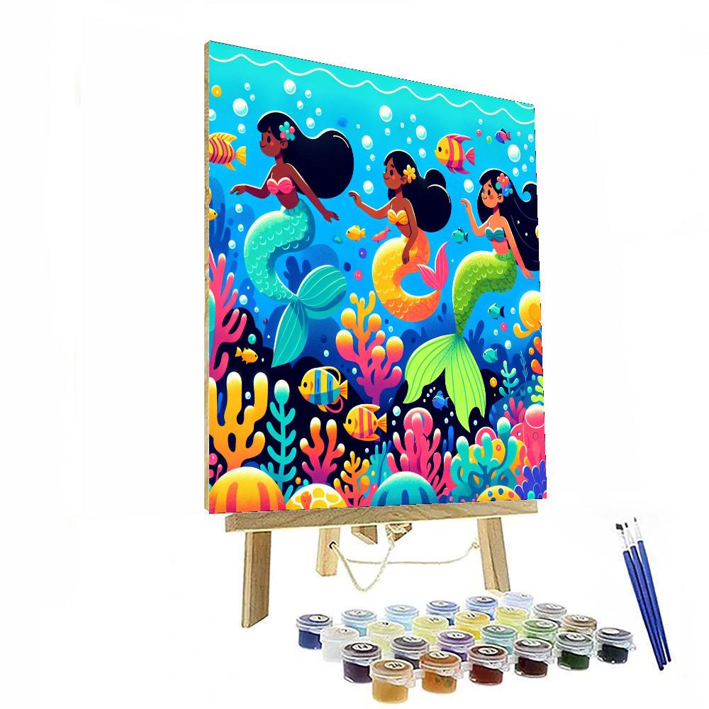 Underwater Quest For Treasure Painting By Numbers Kit