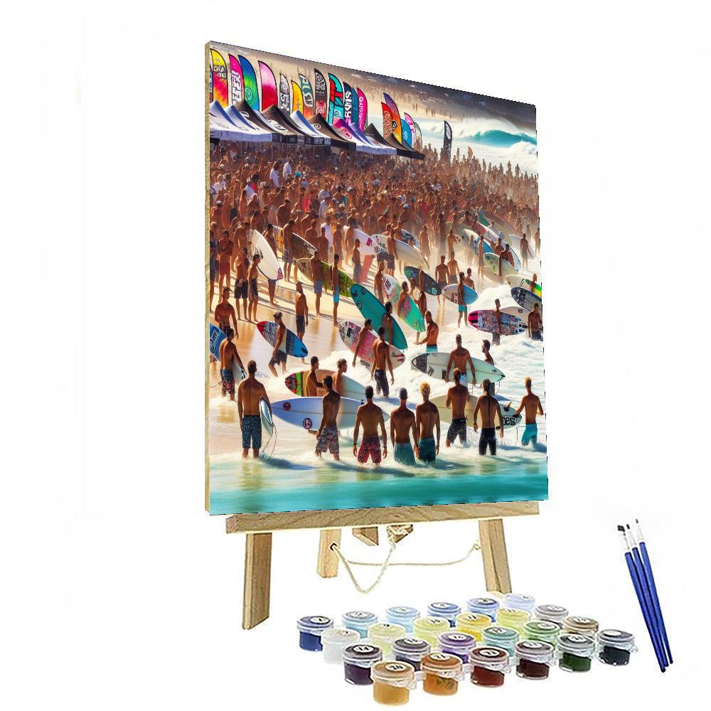 The Noosa Festival Of Surfing Painting Number Kit