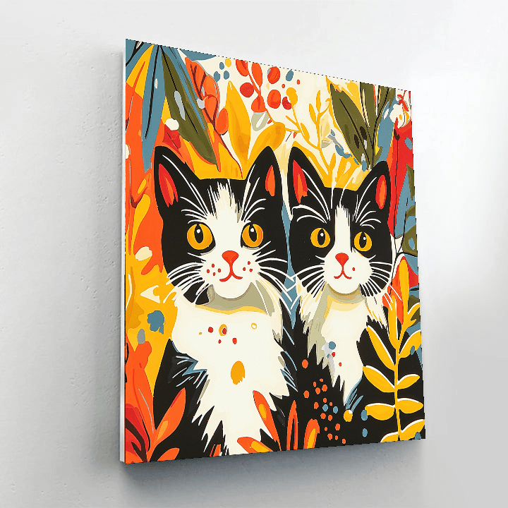 Henri Matisse Inspired Feline Fantasy  Paint By Numbers Kits