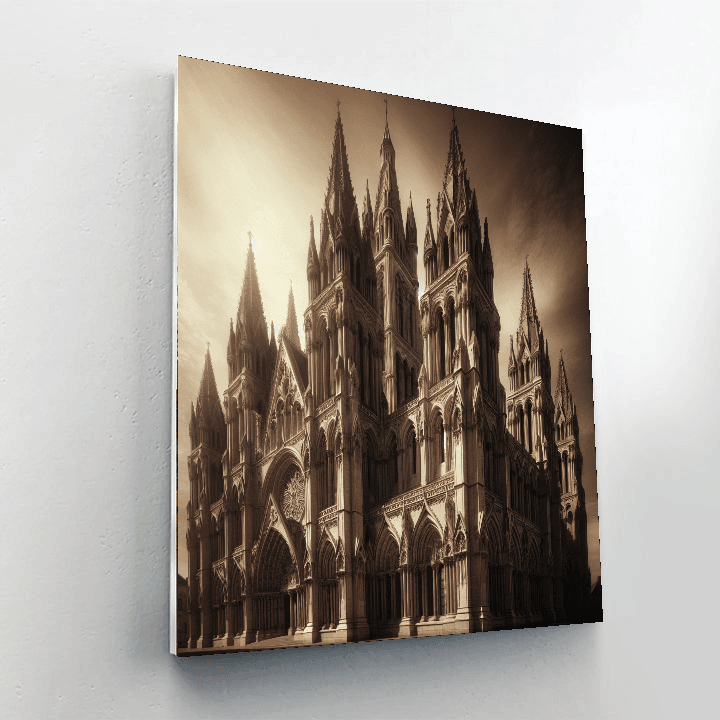 Gothic Cathedral Glory Paint By Numbers Kits