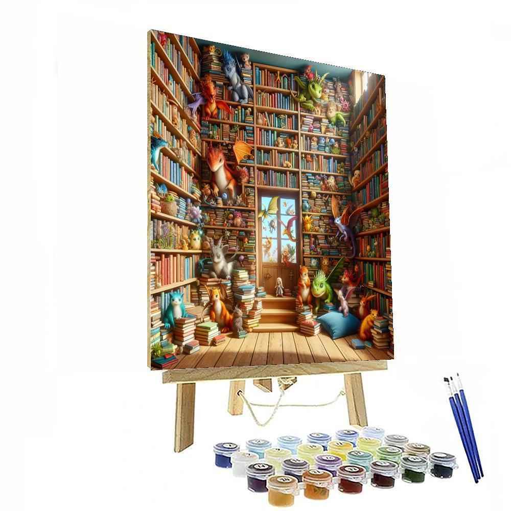 Magical Book Nook Painting By Numbers Kit