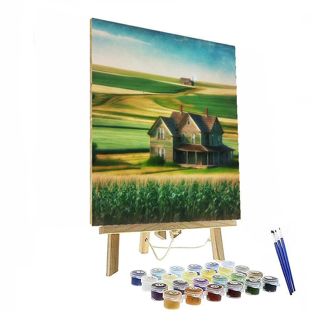 Nostalgic Rural Farmhouse DIY Paint By Numbers