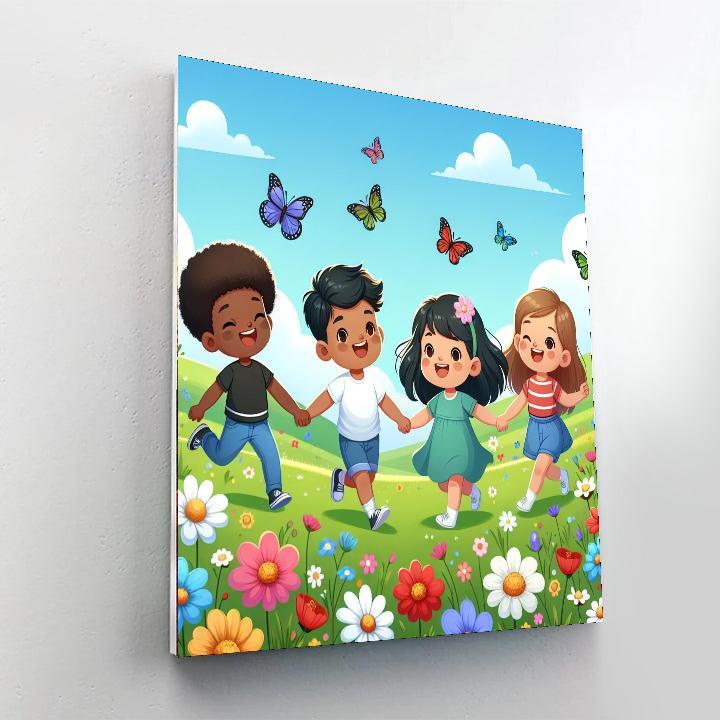 Enchanted Meadow Walk Paint By Numbers