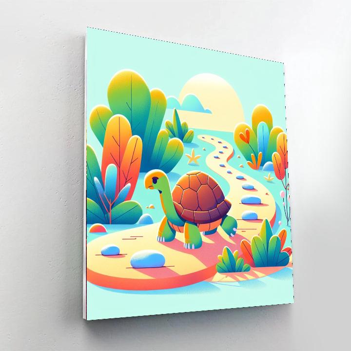 Wise Tortoise's Journey Numbered Painting Kits