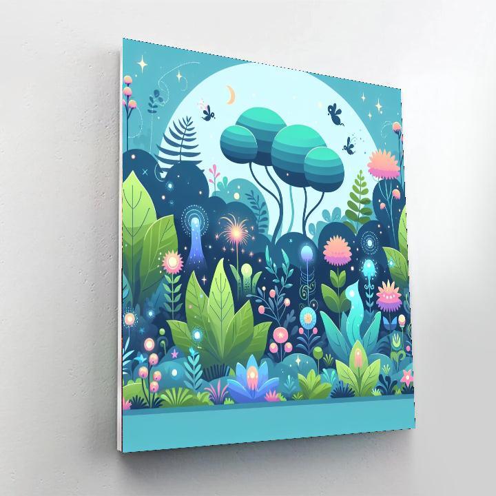 Fantasy Garden Of Enchantment Numbered Painting Kits