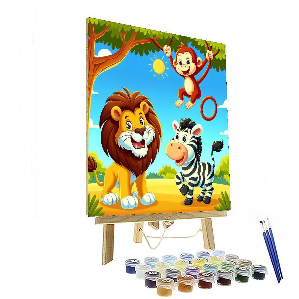 Animal Kingdom Adventures Paint By Number