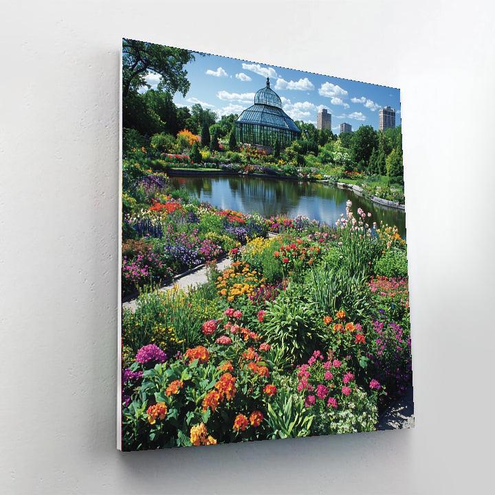Lalbagh Botanical Garden Paint By Color