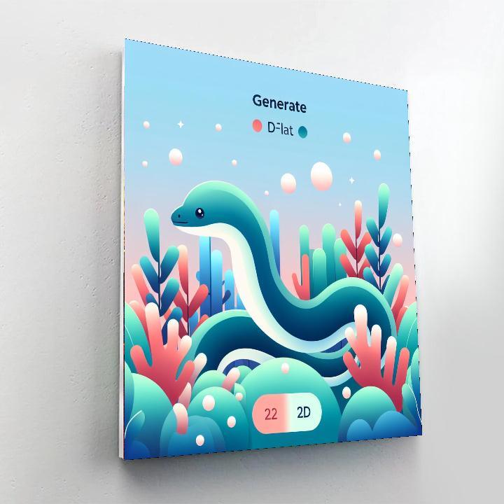 Enchanting Eel Numbered Painting Kits