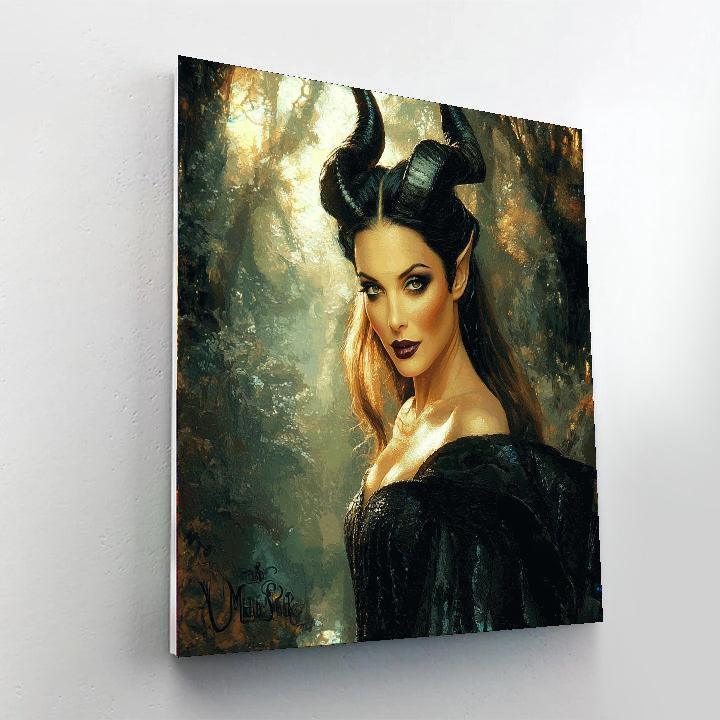 Angelina Jolie: The Bold Journey Of Maleficent Paint By Color