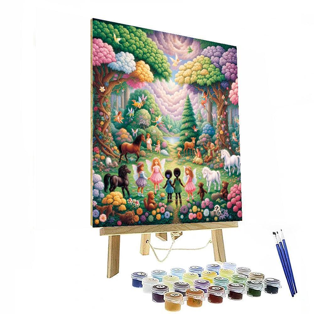 Magical Forest Dreams DIY Paint By Numbers