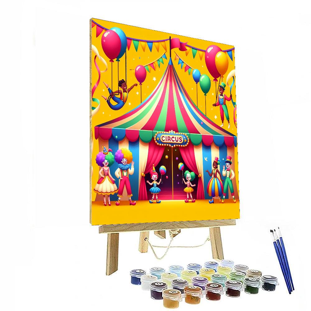 Circus Surprise Number Painting