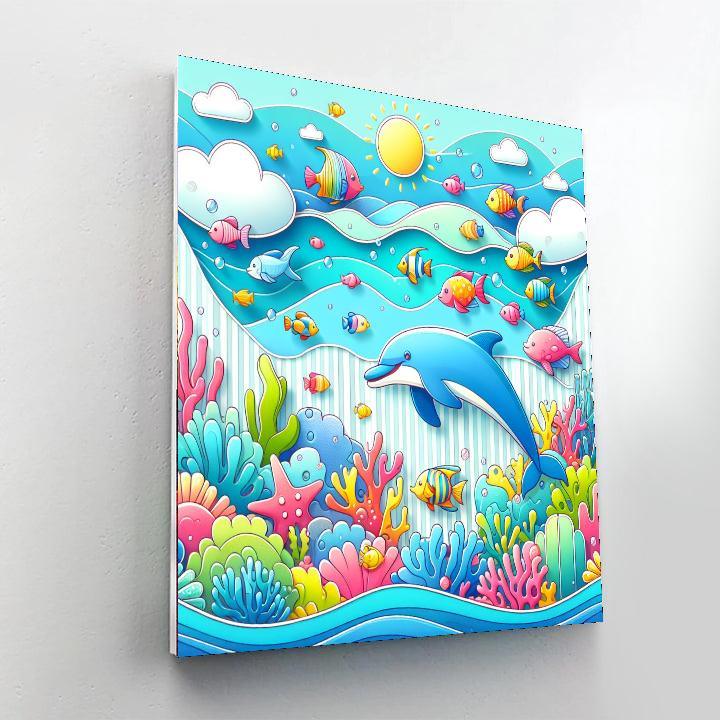 Dreamy Underwater Adventure Paint By Numbers Art