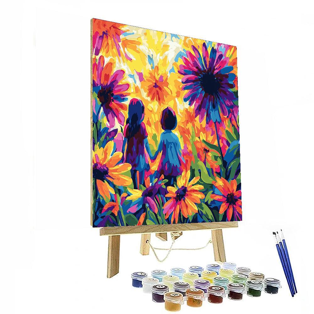 Hugs And Sunshine DIY Paint By Numbers
