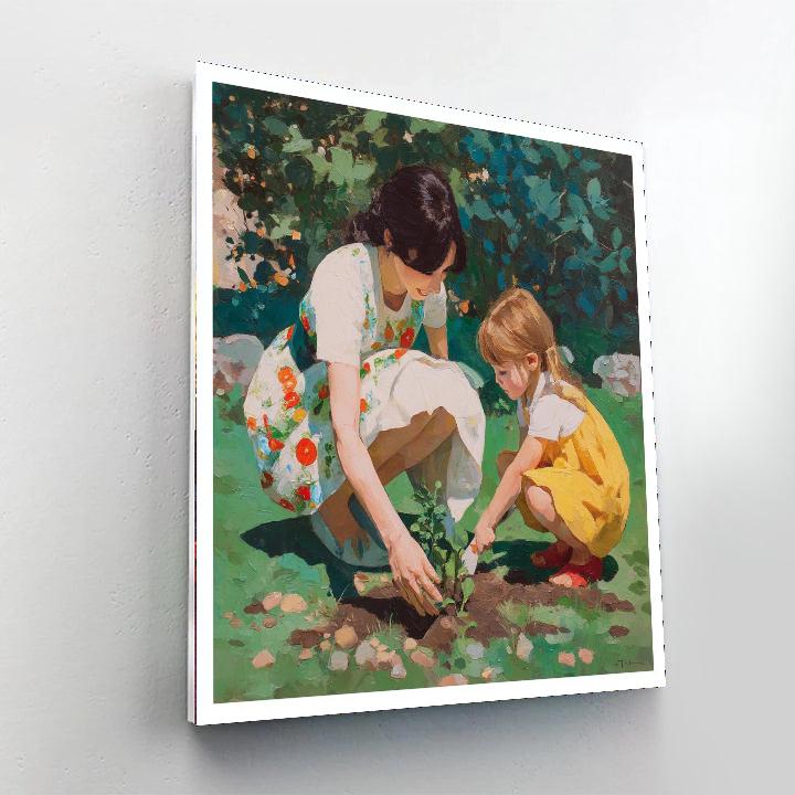 Love Blooms Forever Numbered Painting Kits