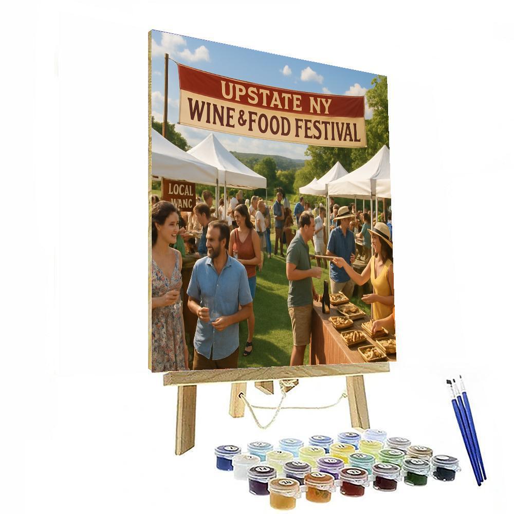 Upstate Ny Wine And Food Festival Numbered Painting Kits