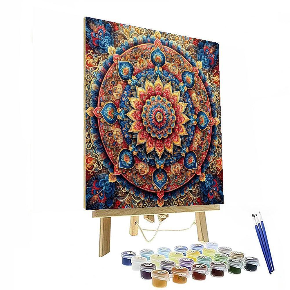 Spiritual Mandala Radiance DIY Paint By Numbers