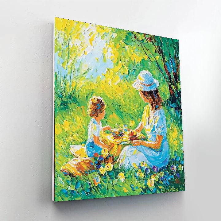 Mom And Me In The Sun Paint By Numbers Kits