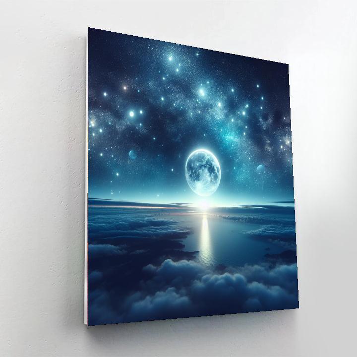 Sparkling Starlit Sky Paint By Numbers
