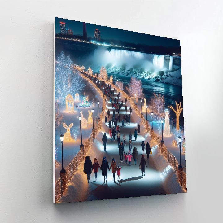 Winter Festival Of Lights - Canada Number Painting