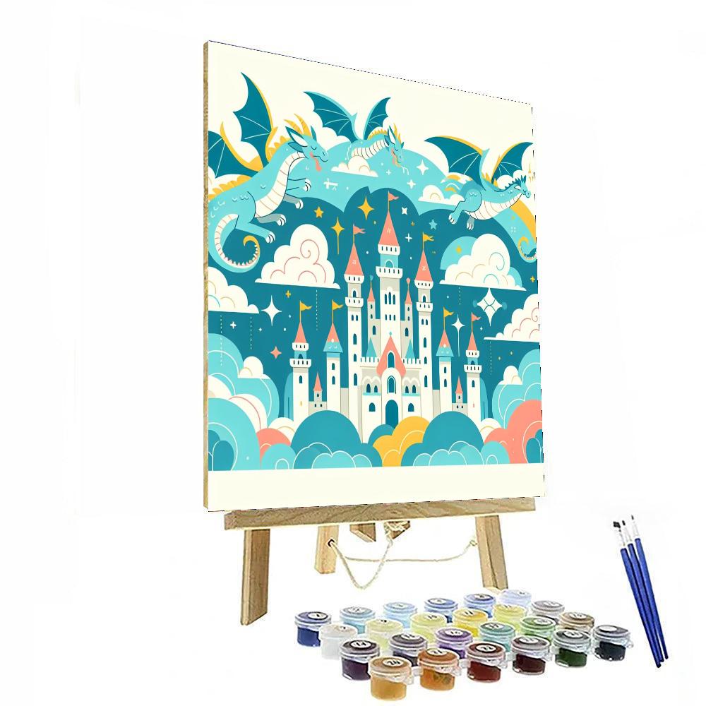 Fantasy Sky Kingdom Numbered Painting Kits