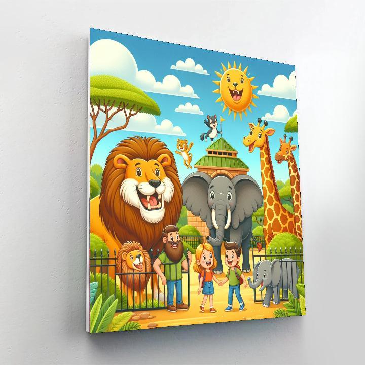 Fantasy Zoo Adventures Paint By Numbers