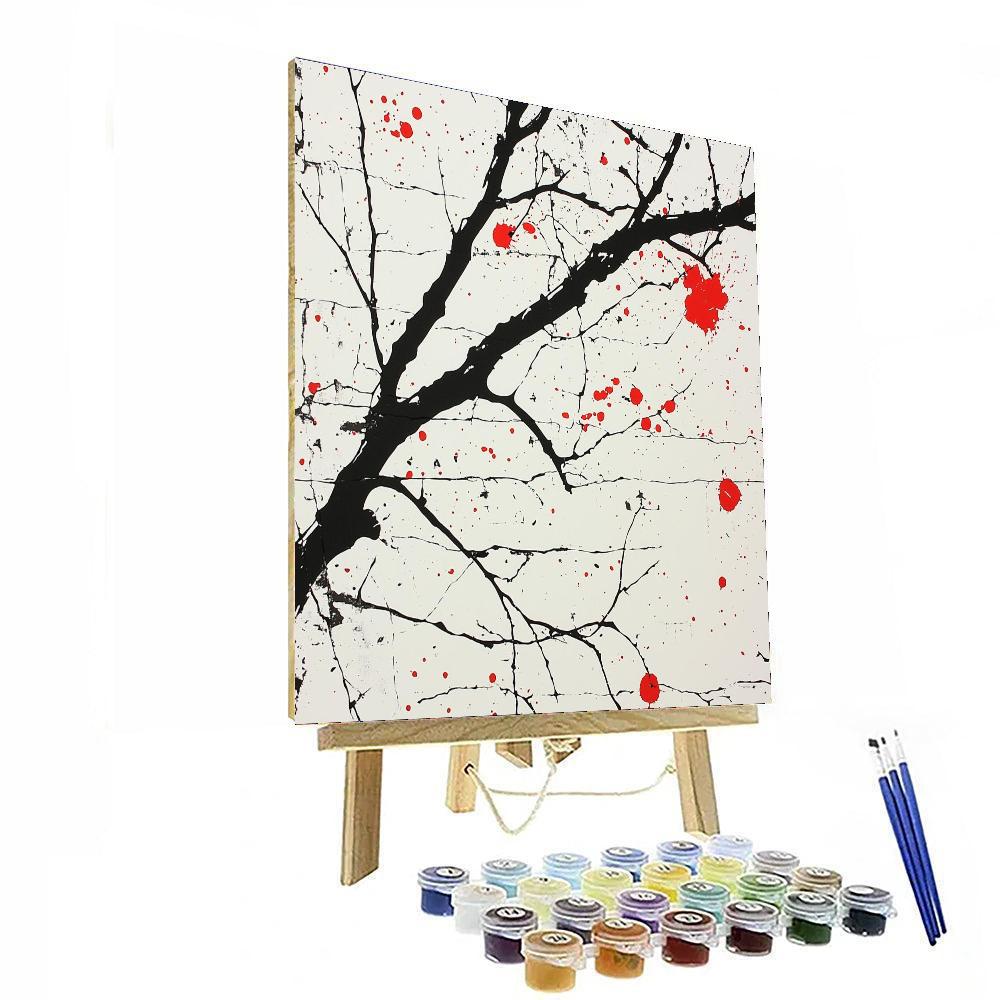 Banksy Inspired Nature's Rebellion  DIY Paint By Numbers