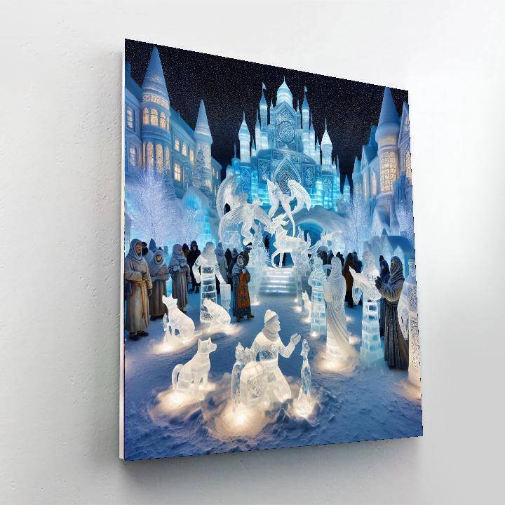 Snow & Ice Sculpture Festival - Belgium Paint By Numbers Art