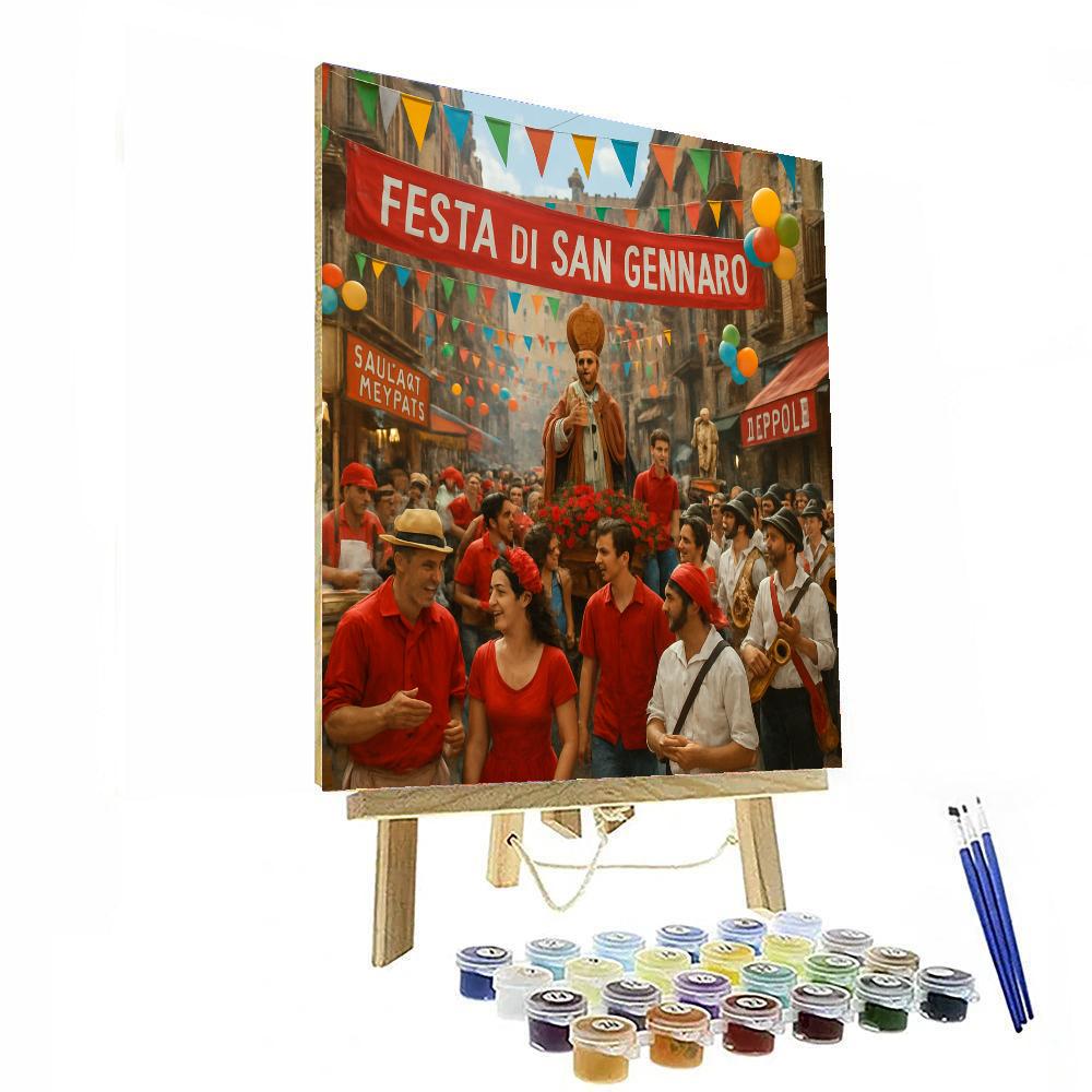 Festa Di San Gennaro - Italy Paint By Numbers Art