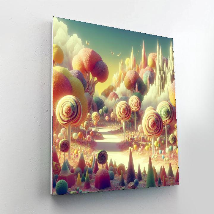 Whimsical Candy Land Adventure Paint By Number