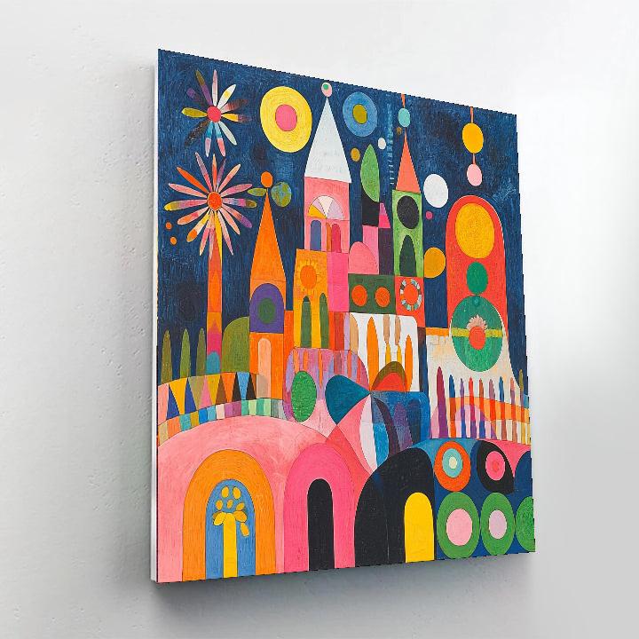 Paul Klee Inspired Joyful Whimsy  Numbered Painting Kits