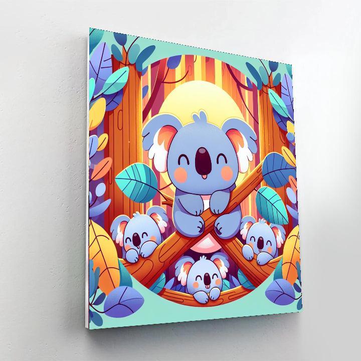 Cuddle With Koalas Paint By Number