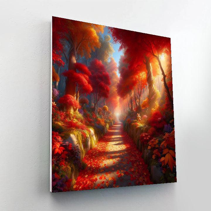 Enchanted Autumn Trail DIY Paint By Numbers