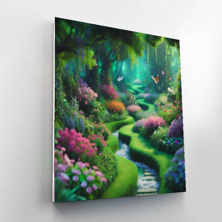 Enchanting Secret Garden Paint By Color