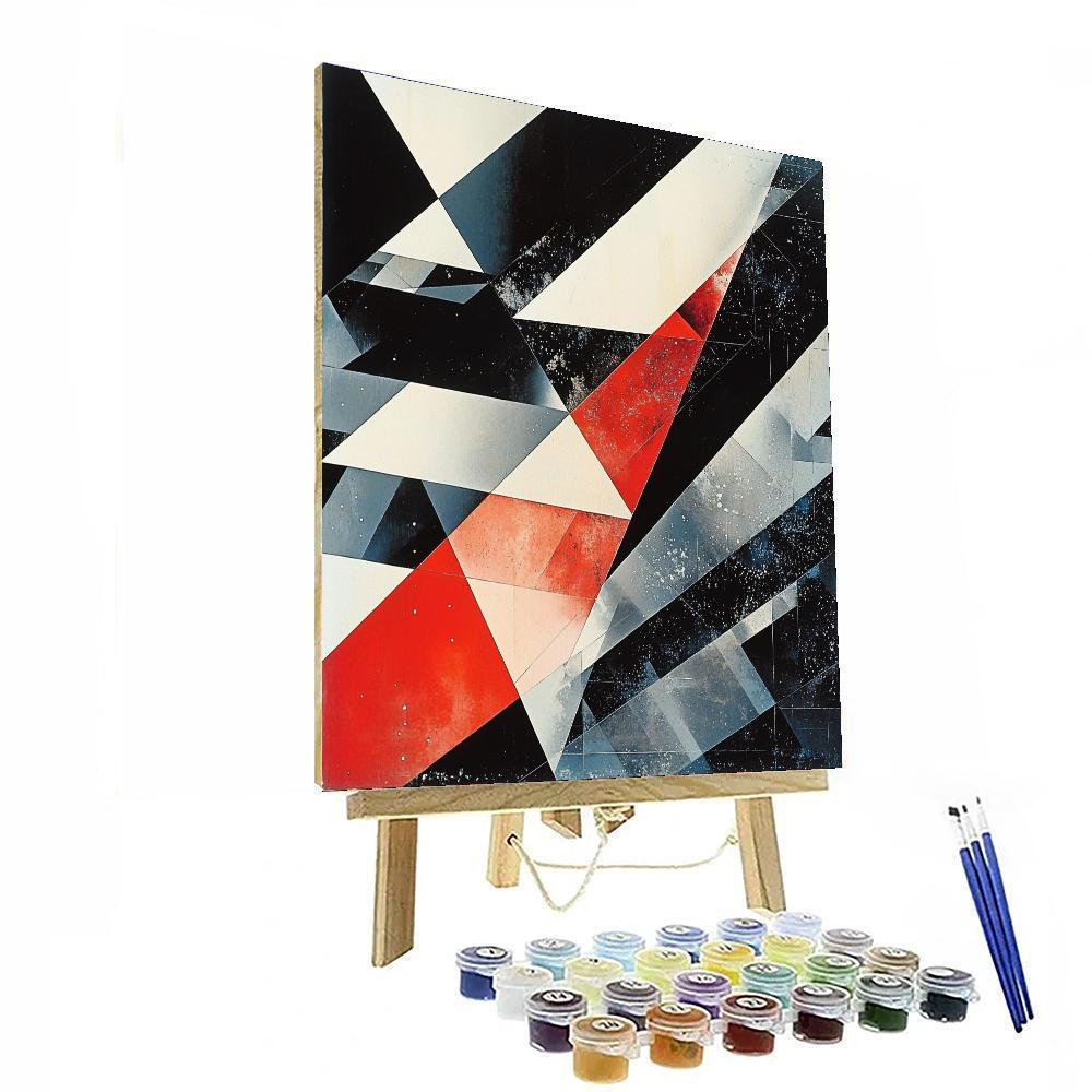 Kazimir Malevich Inspired Reflections In Form  Paint By Color