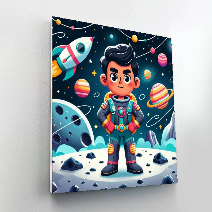 Galactic Hero Number Painting