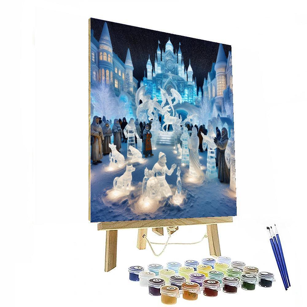 Snow & Ice Sculpture Festival - Belgium Paint By Numbers Art